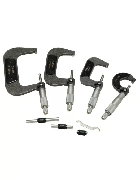 2 - Set 4 micrometri x esterni Holzmann bms4