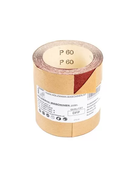 1 - Rotolo carta abrasiva vetrata in corindone 100mm x 5mt gr 60