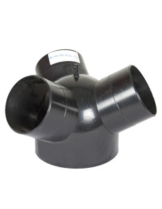 Deviatore a 3 vie x tubo aspiratrucioli 150-3x100 mm Holzmann