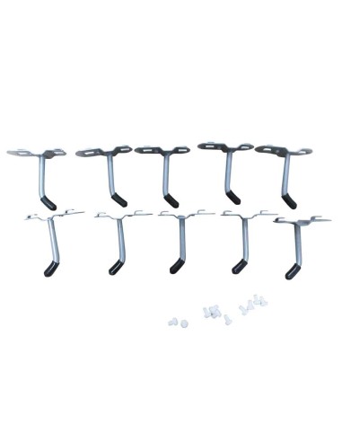 Set 10 ganci utensili x arredamento officina Holzmann wess13hook