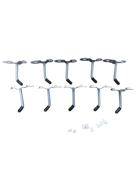 Set 10 ganci utensili x arredamento officina Holzmann wess13hook