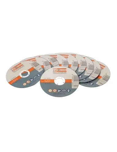 1 - Set 10 dischi abrasivi da taglio metallo 125x1 mm