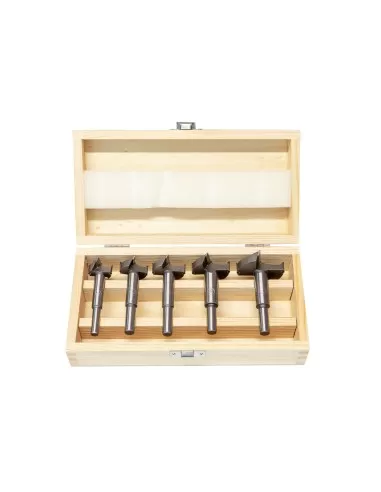 1 - Set 5 frese cerniere hm x legno Holzmann fbs5tlg