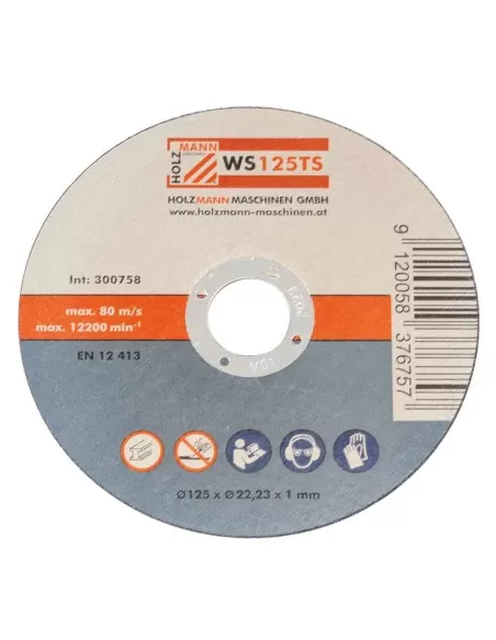 2 - Set 10 dischi abrasivi da taglio metallo 125x1 mm