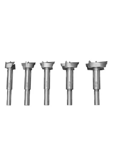 2 - Set 5 frese cerniere hm x legno Holzmann fbs5tlg