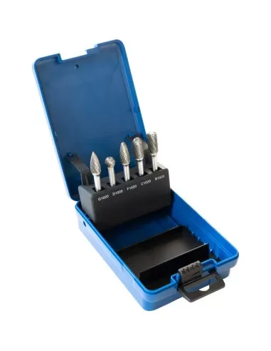 1 - Kit 5 frese lime rotative in metallo duro hm Holzmann fs5tlg