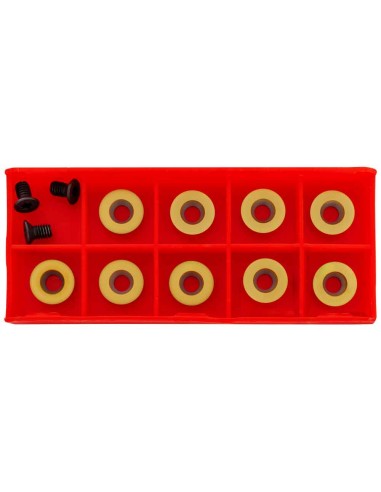 Kit 9 inserti in metallo duro hm x sgorbia legno 12mm Holzmann 10015506