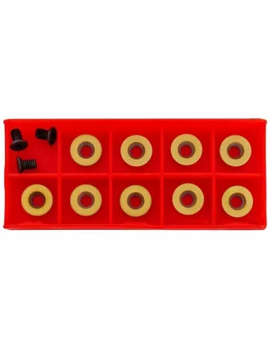 Kit 9 inserti in metallo duro hm x sgorbia legno 12mm Holzmann 10015506