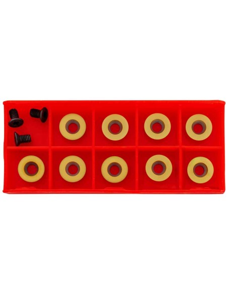 Kit 9 inserti in metallo duro hm x sgorbia legno 12mm Holzmann 10015506