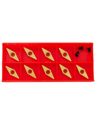 Kit 9 inserti in metallo duro hm x sgorbia legno 28mm Holzmann 10015507