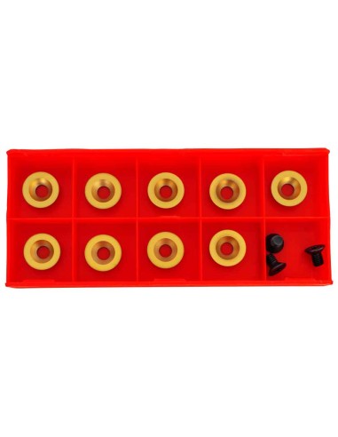 Kit 9 inserti in metallo duro hm x sgorbia legno 16mm Holzmann 10015509