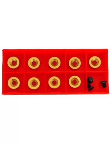 Kit 9 inserti in metallo duro hm x sgorbia legno 16mm Holzmann 10015509