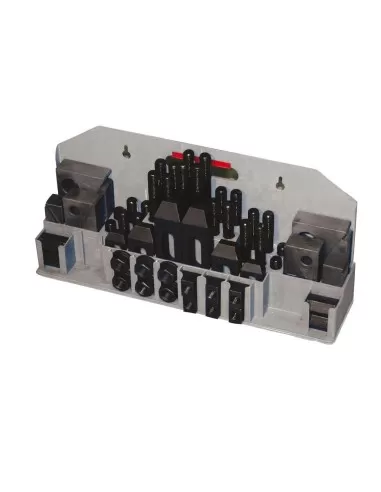 1 - Kit staffaggio staffe cava 12mm x trapano fresa Holzmann 52tlg12