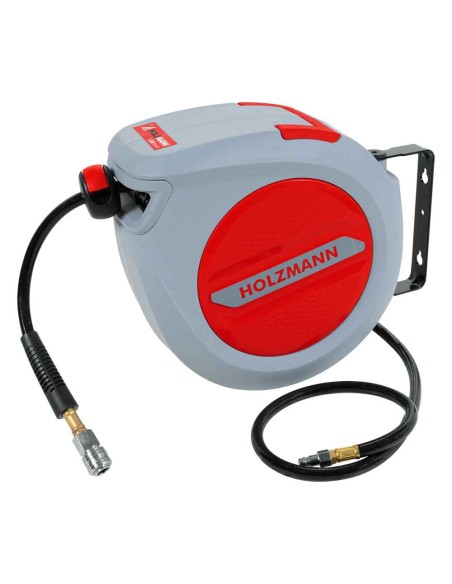 Avvolgitubo aria compressa automatico 10mt 3/8 Holzmann lsr10air