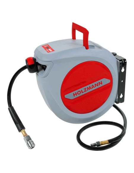 Avvolgitubo aria compressa automatico 10mt 3/8 Holzmann lsr10air