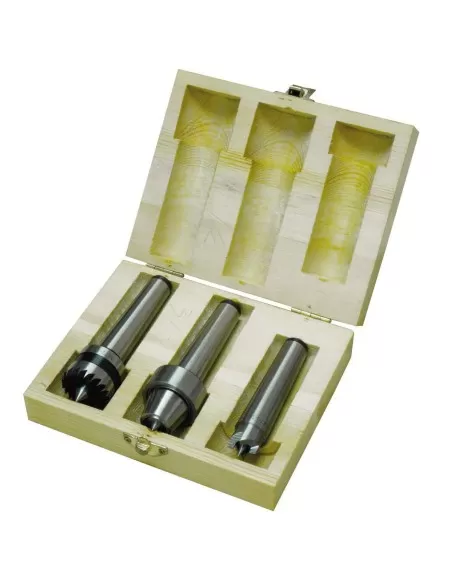 1 - Set 3 contropunte cm2 x tornio legno Holzmann ms3tlg