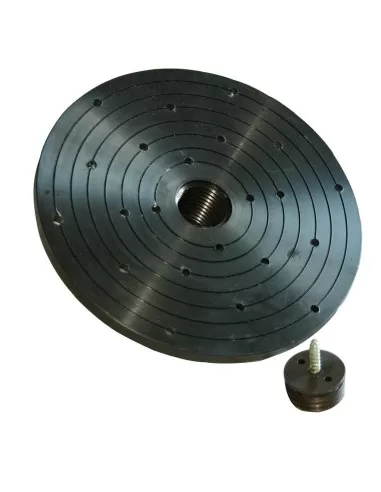 1 - Piastra frontale con mandrino a vite x tornio legno 200mm m33 Holzmann pse200