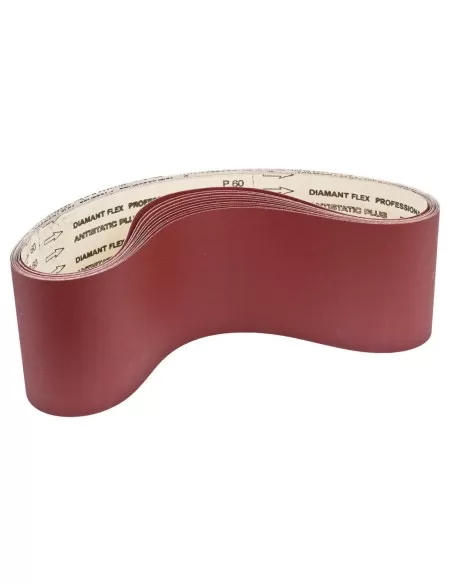 1 - Set 10 nastri abrasivi in corindone 915x100 gr 60/80/100/120