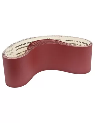 1 - Set 10 nastri abrasivi in corindone 1180x75 gr 60/80/100/120