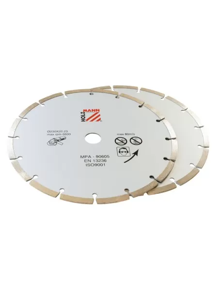 1 - Set 2 dischi diamantati 230 mm Holzmann ws230dts