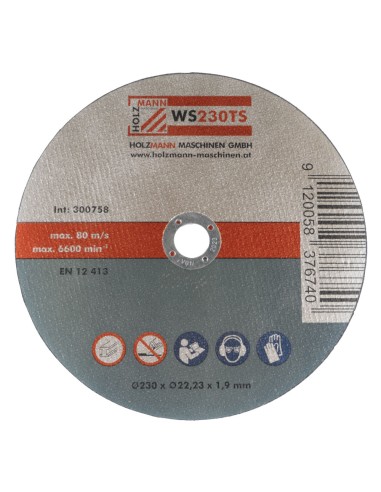 Set 10 dischi abrasivi da taglio metallo 230x1.9 mm