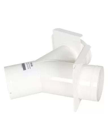 1 - Raccordo tubo y x tubo aspiratrucioli 100mm Holzmann yvs100