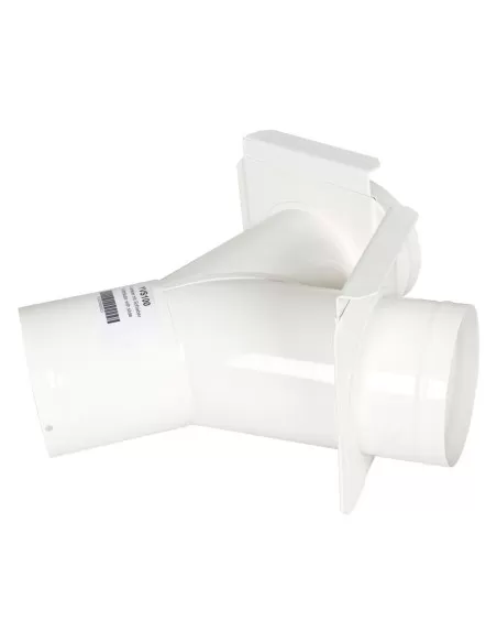 1 - Raccordo tubo y x tubo aspiratrucioli 100mm Holzmann yvs100