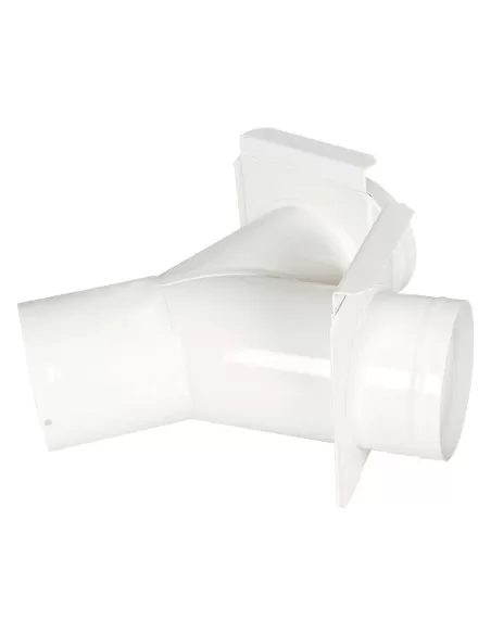 1 - Raccordo tubo y x tubo aspiratrucioli 80mm Holzmann yvs80