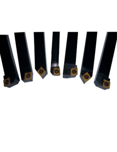 Set 7 utensili x tornio metallo 12mm Holzmann 7tlg12hq