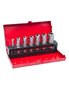 Set 6 frese 14-24mm con attacco weldon x trapano magnetico Holzmann mbm7tlg