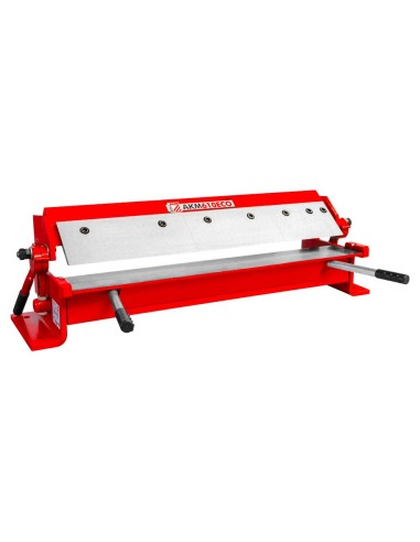 2 - Piegatrice manuale x lamiera 600x1 mm Holzmann akm610eco