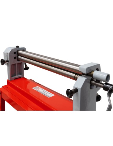 3 - Calandra manuale a 3 rulli x lamiera 610x0,8 mm senza supporto Holzmann bbm610