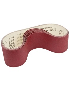 Set 10 nastri abrasivi in corindone 2000x100 gr 60/80/100/120