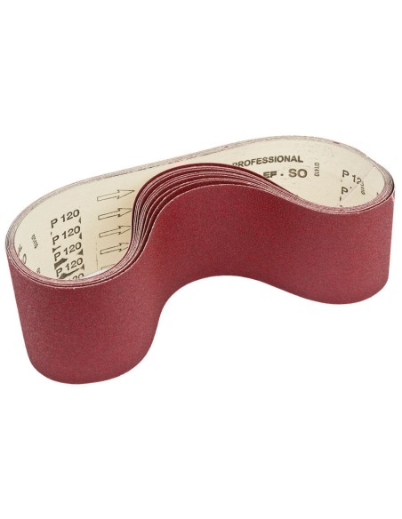 1 - Set 10 nastri abrasivi in corindone 2000x75 gr 60/80/100/120