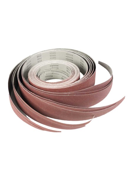 1 - Set 10 nastri abrasivi x calibratrice zs400u gr 80/100/120/150