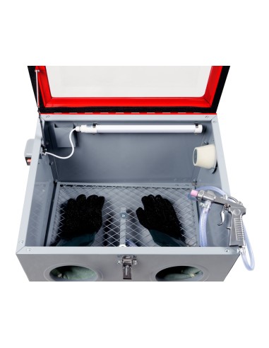 3 - Sabbiatrice a cabina da banco 90 litri Holzmann sk90_230v