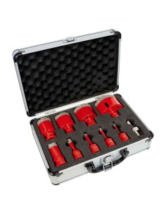 Set 9 frese diamantate x gres 6-68mm Holzmann dtbks6-68