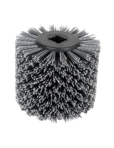 Rullo abrasivo nylon x satinatrice  100x120 mm gr 80