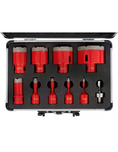 Set 9 frese diamantate x gres 6-68mm Holzmann dtbks6-68