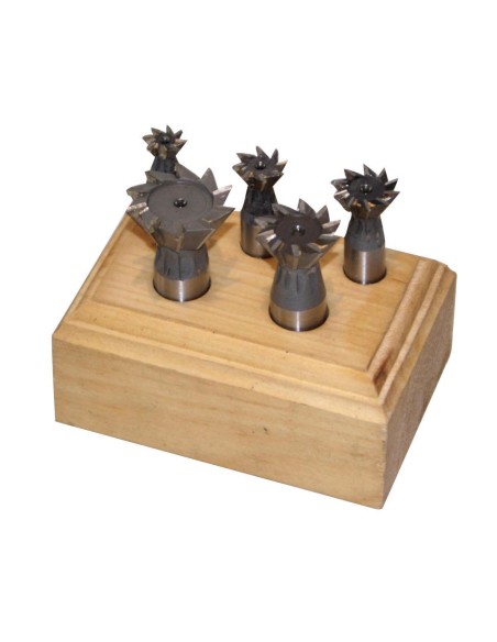 Frese a coda di rondine x metallo 60 gradi 13-16-20-25-32 mm Holzmann ssf5