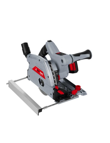 3 - Sega circolare immersione 140mm batteria 20v con accessori Holzmann tas140akku