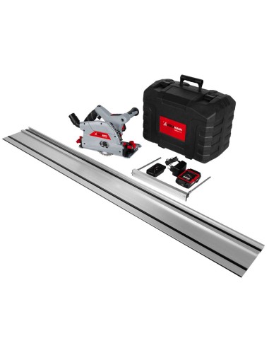 5 - Sega circolare immersione 140mm batteria 20v con accessori Holzmann tas140akku