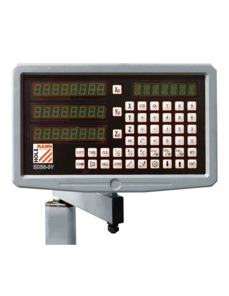 Tornio parallelo x metallo con visualizzatore display Holzmann ed1500kdig_400v