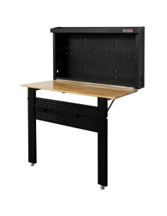 Banco lavoro da parete richiudibile con pannello x chiavi Holzmann wb120fold