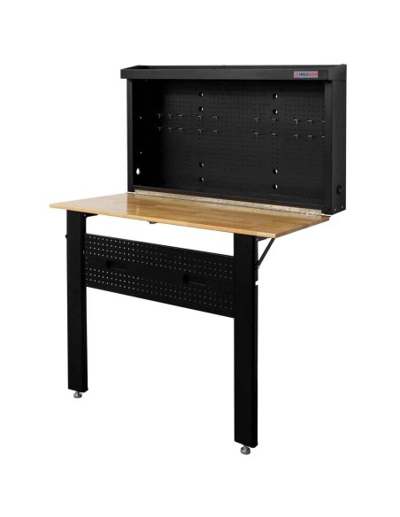 1 - Banco lavoro da parete richiudibile con pannello x chiavi Holzmann wb120fold