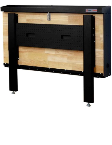 2 - Banco lavoro da parete richiudibile con pannello x chiavi Holzmann wb120fold