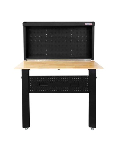 3 - Banco lavoro da parete richiudibile con pannello x chiavi Holzmann wb120fold