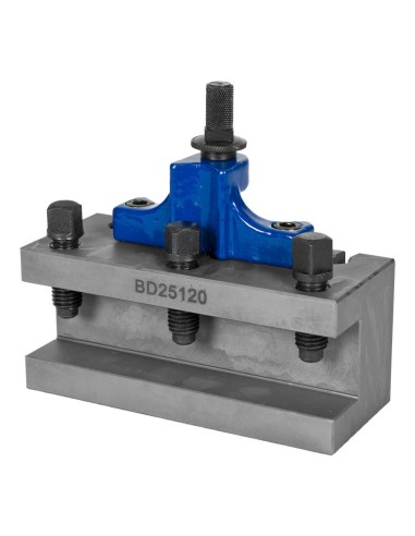 Porta utensile tornio metallo a sede piana 100x20mm Holzmann wzhb_gerade