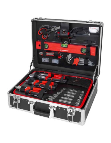 3 - Valigia attrezzi completa 119 utensili Holzmann wzk119eco