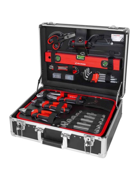 3 - Valigia attrezzi completa 119 utensili Holzmann wzk119eco